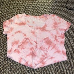 VS Pink | Pink Tye Dye Shirt